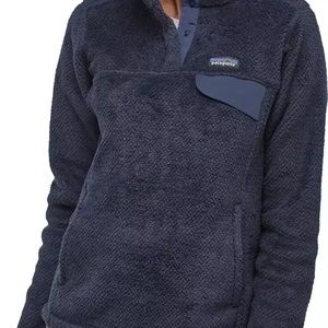 Patagonia Women's Re-Tool Snap-T Fleece Pullover in New Navy Size M